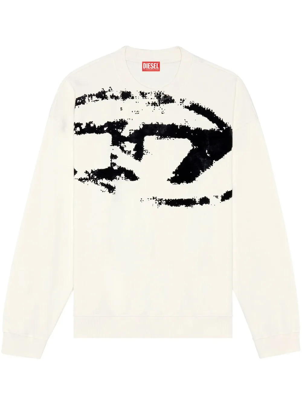 Diesel S-Boxt-N5 cotton sweatshirt | White | Image 1