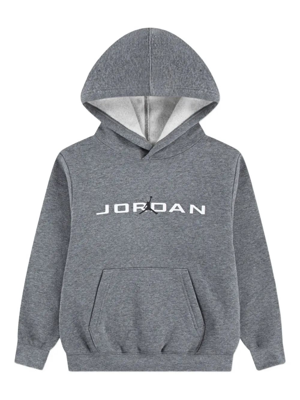 Jordan Logo-print Hooded Tracksuit Set In Gray