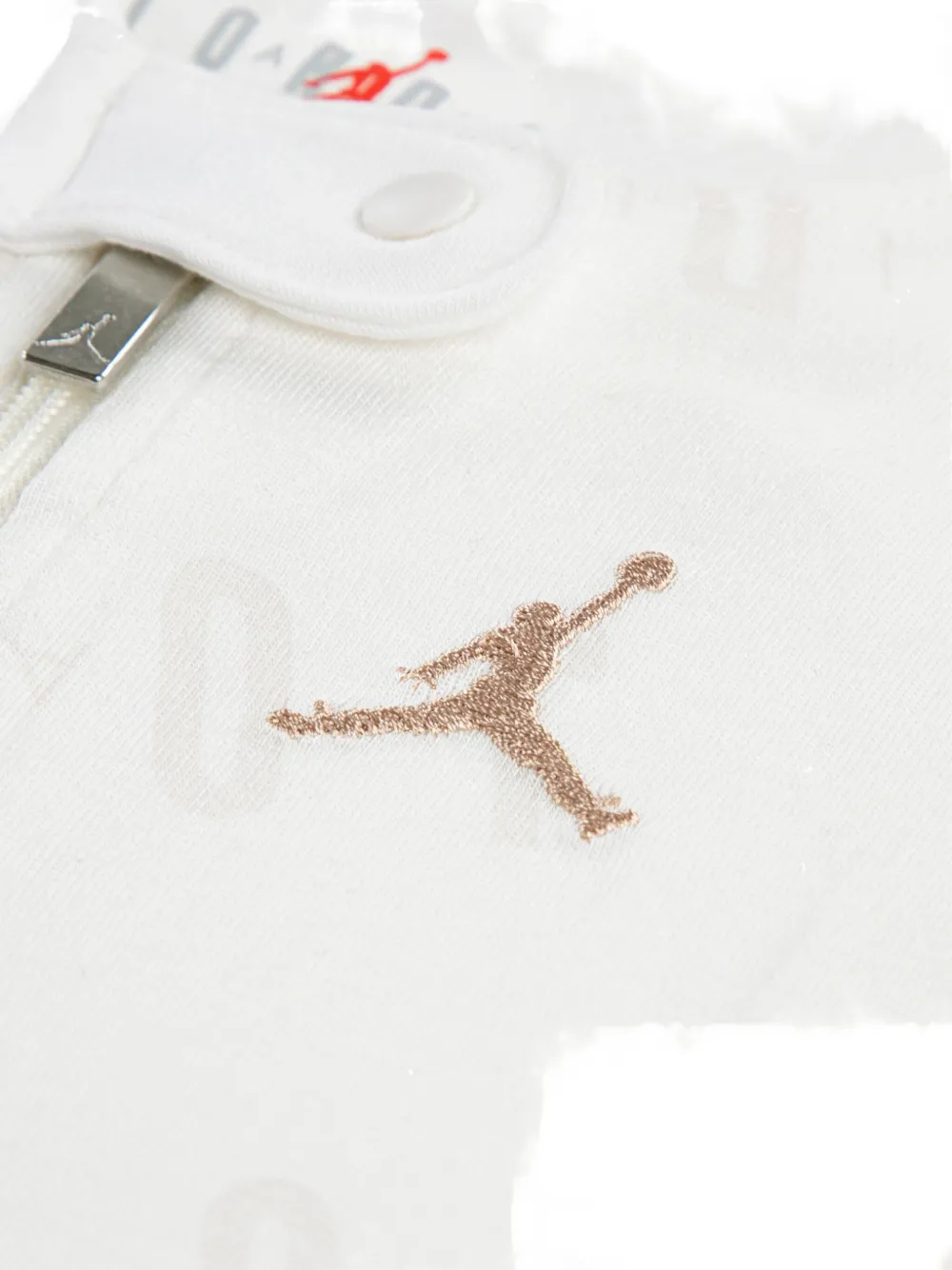 Jordan Logo-print Babygrow In White