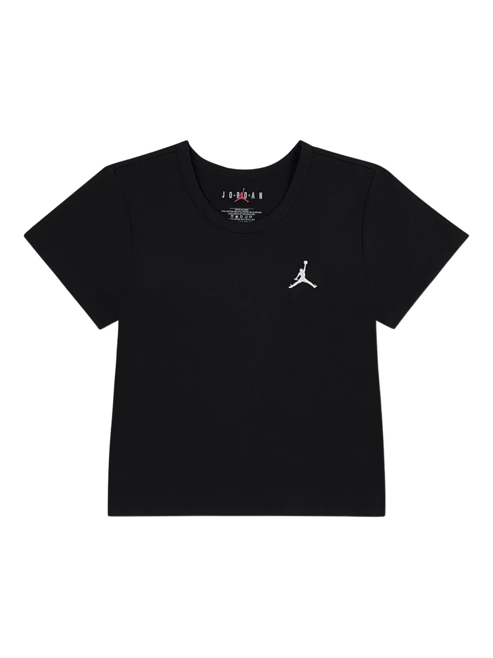 Jordan Kids logo-embroidered T-shirt - Nero