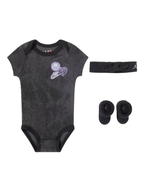 Jordan Kids appliqué babygrowr set