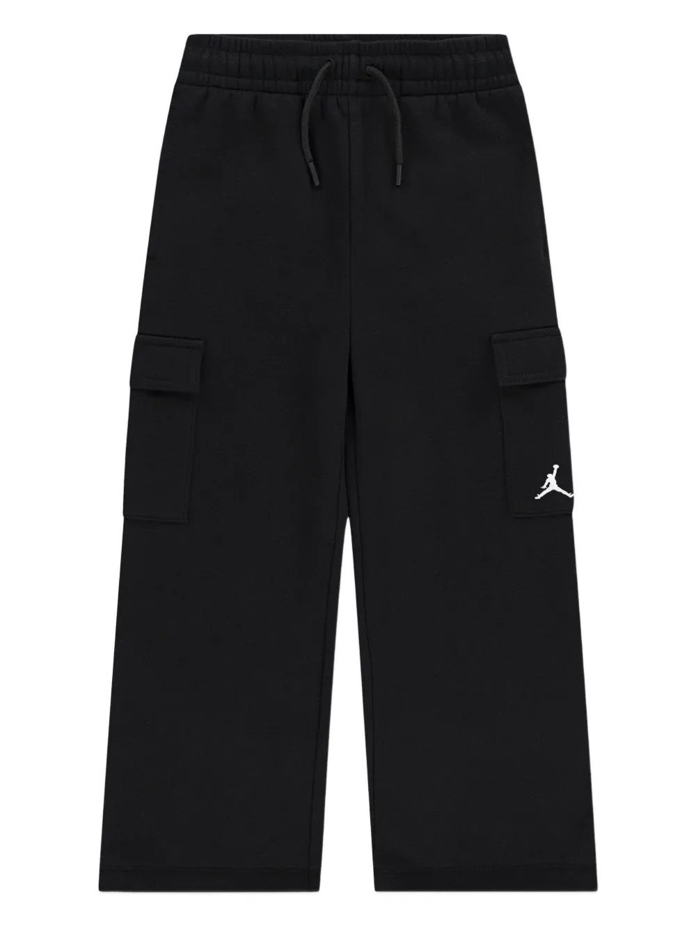Jordan Brooklyn Logo Cargo Pants In Black