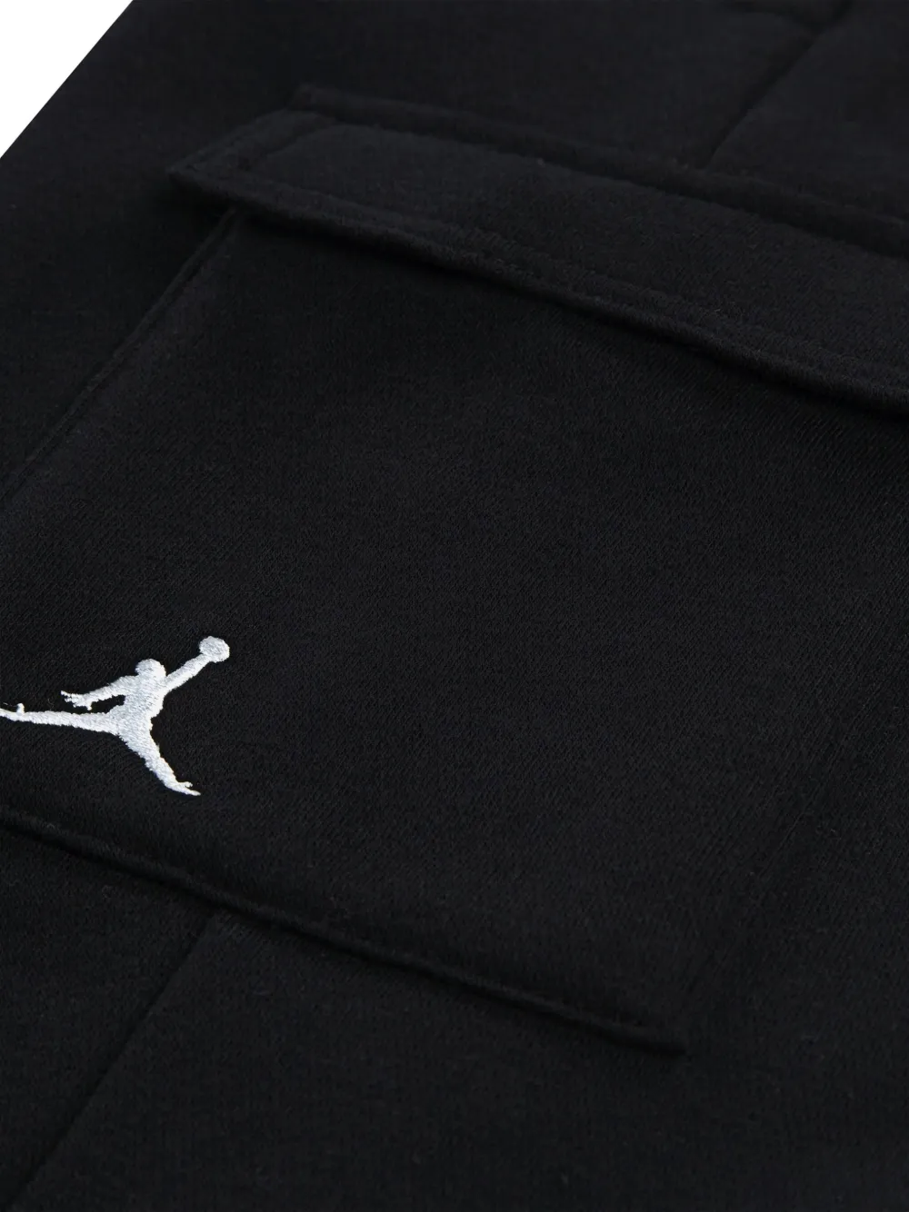 Jordan Brooklyn Logo Cargo Pants In Black