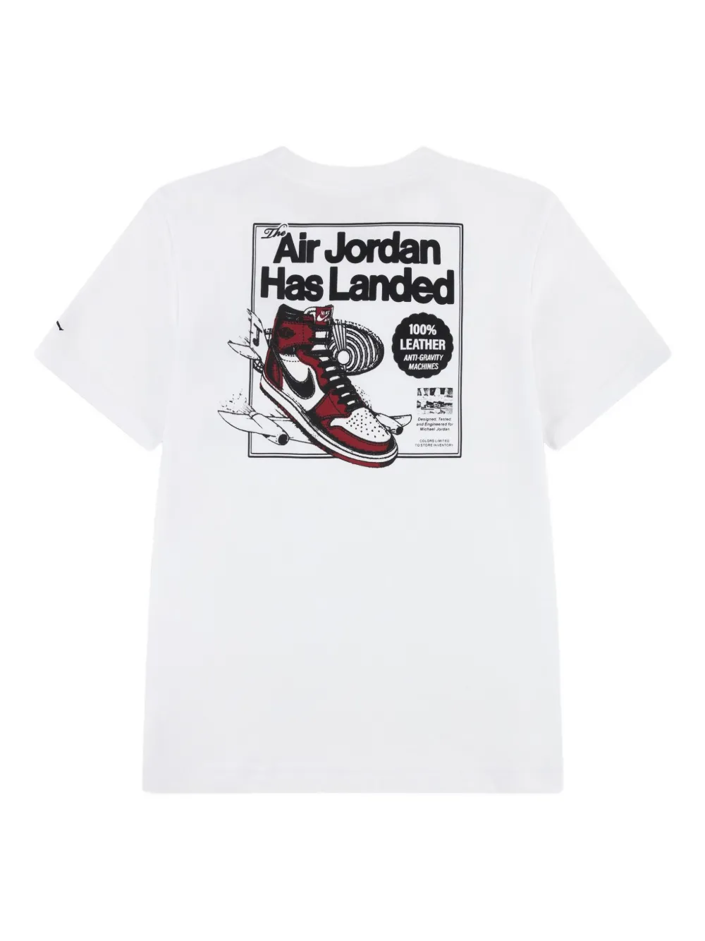 Jordan Kids' Air  Has Landed Graphic T-shirt In White
