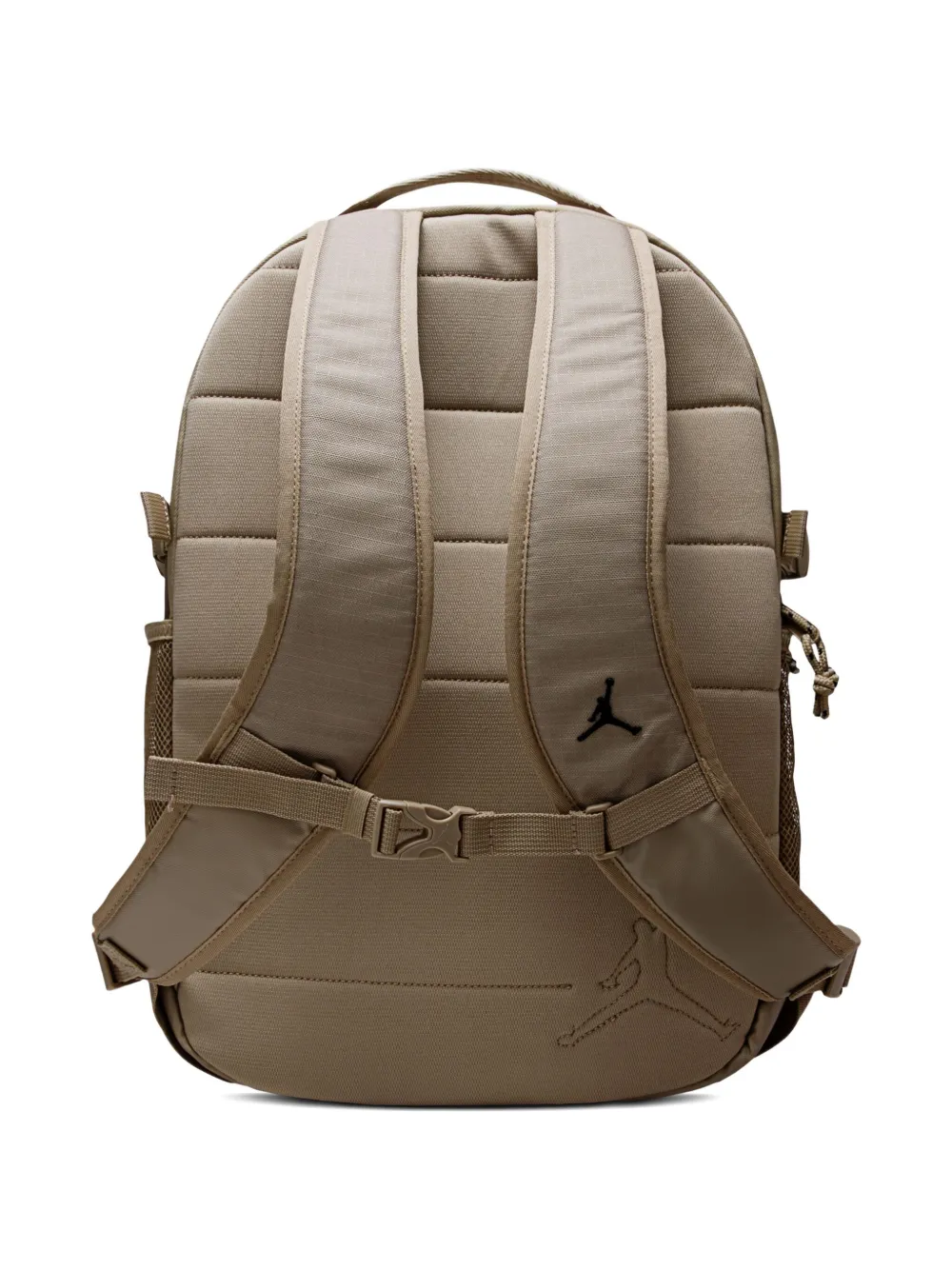 Jordan Kids logo-plaque backpack - Beige
