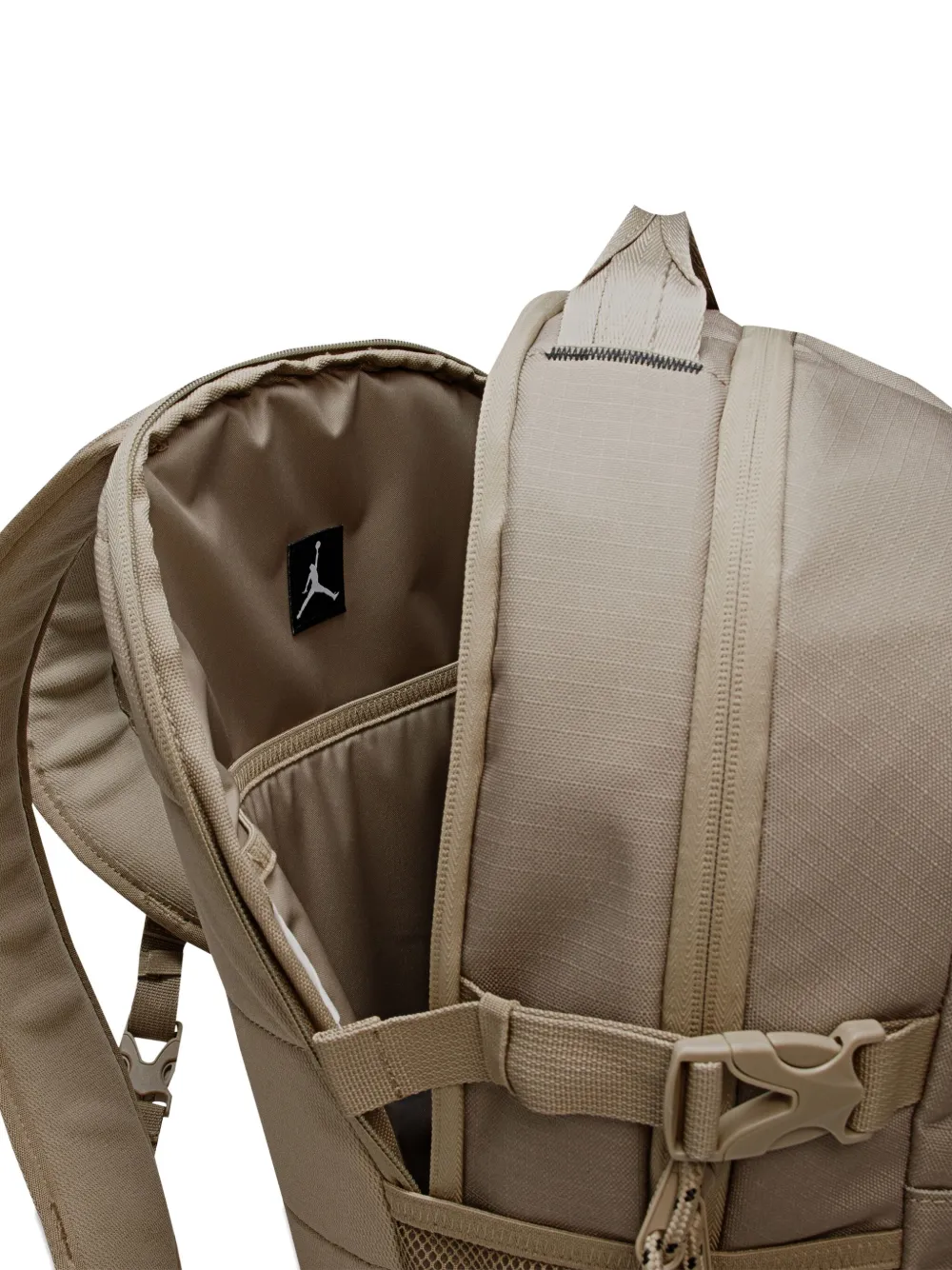 Jordan Logo-plaque Backpack In Neutral