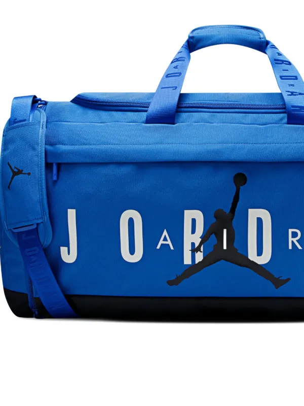 Jordan Kids Logo Duffel Bag Blue FARFETCH UK