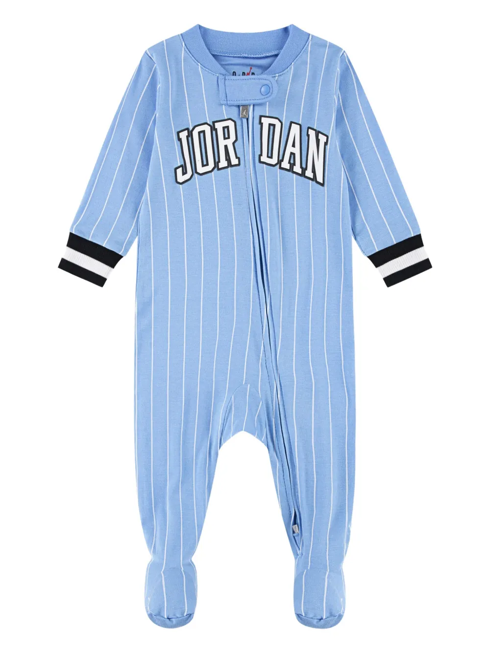 Jordan Kids striped babygrow | Blue | Image 1