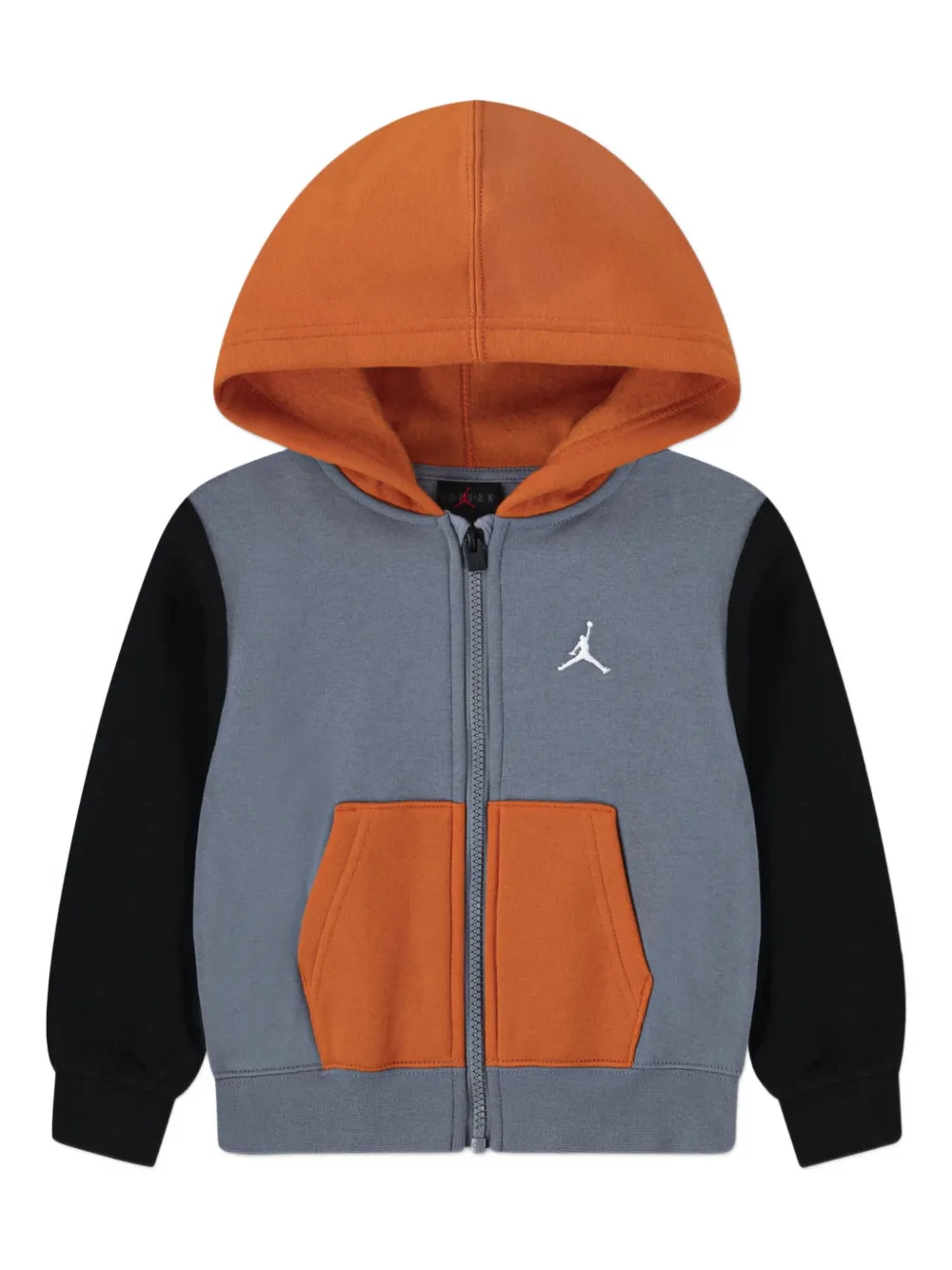 Jordan Kids Trainingspak met geborduurd logo en capuchon Grijs