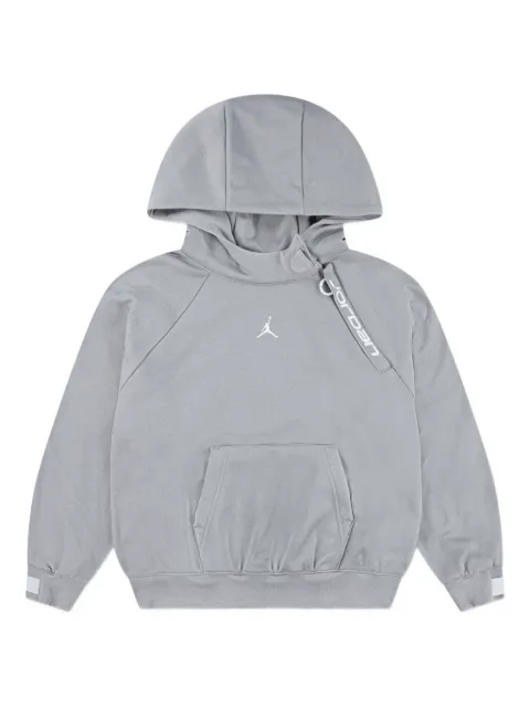 Jordan Kids hooded logo-embroidered hoodie