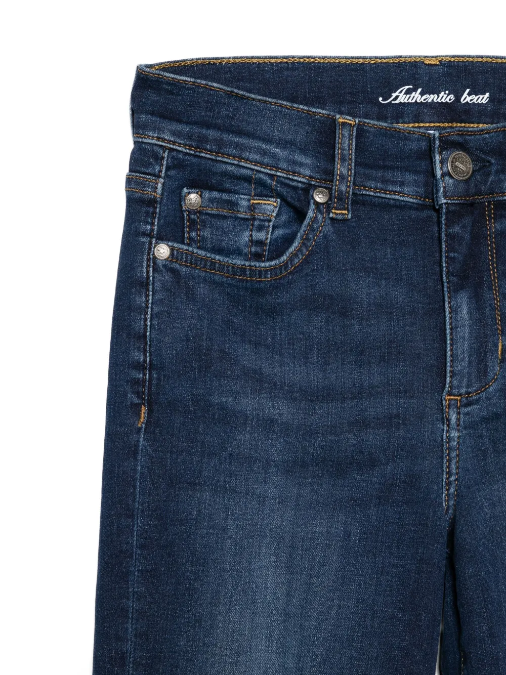 Liu •jo Whiskering-effect Jeans In Blue