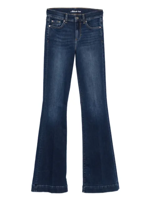 LIU JO whiskering-effect jeans