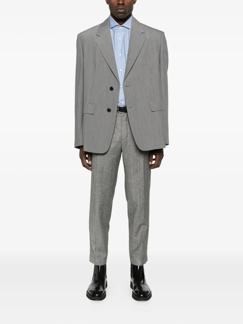Brunello Cucinelli button-down long-sleeve shirt - Blauw