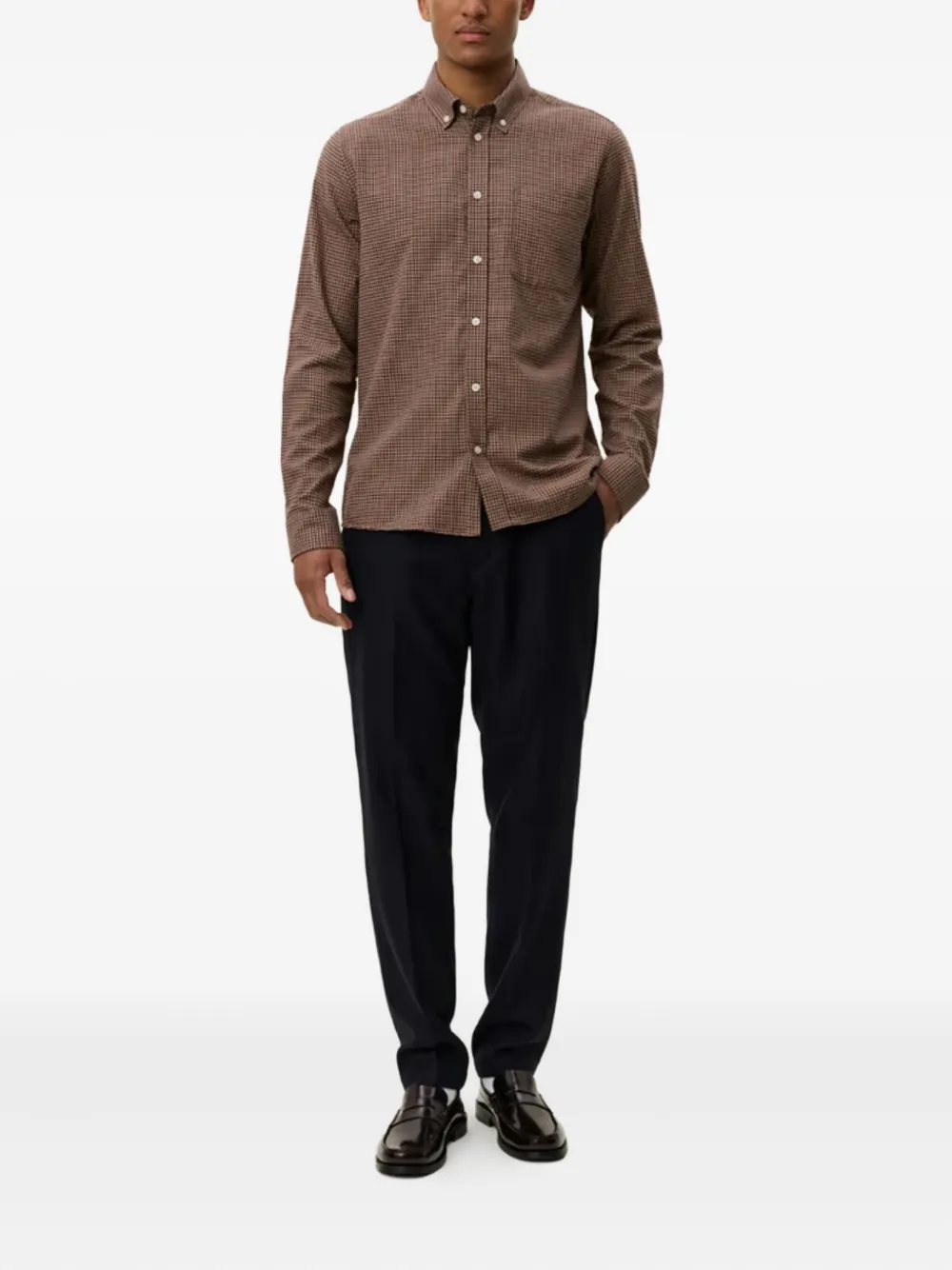 Les Deux Konrad gingham-check shirt | Image 2