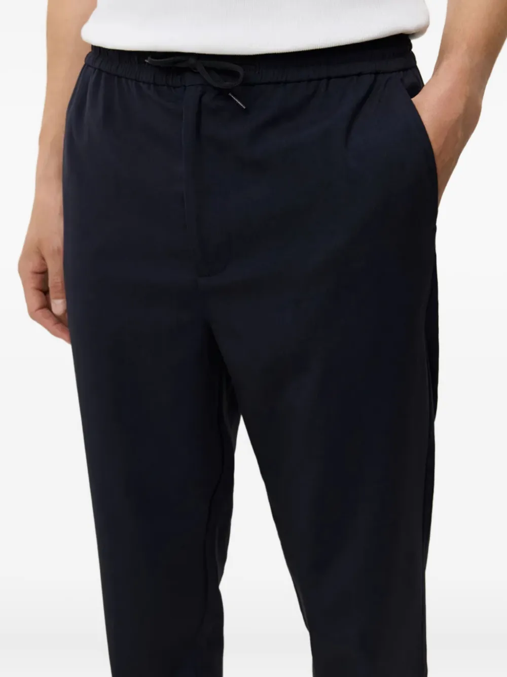 Les Deux Corduroy Patch-pocket Trousers In Blue