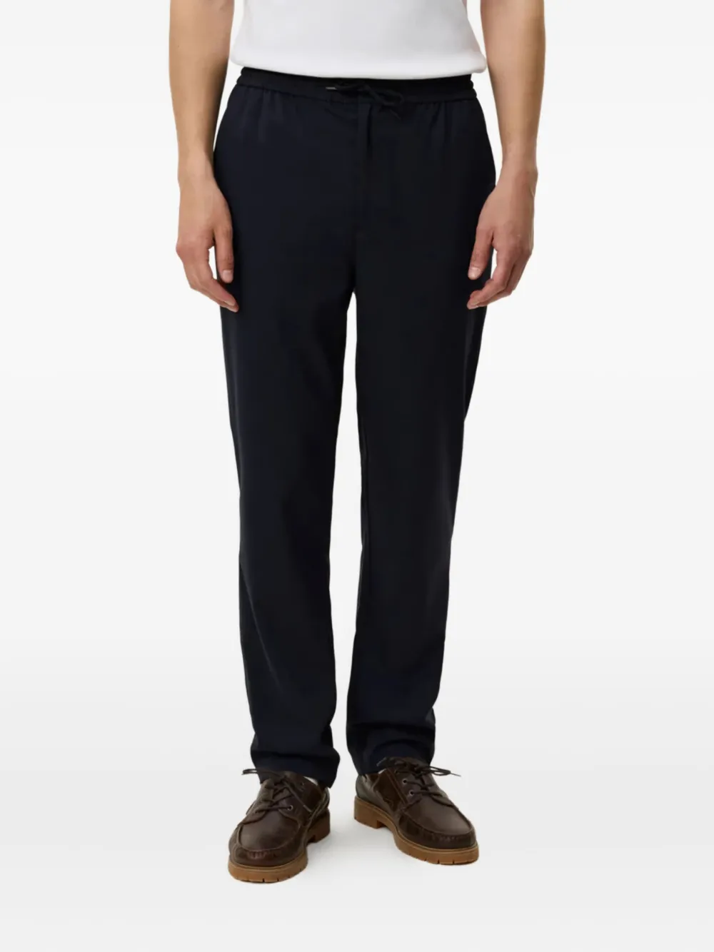 Les Deux Corduroy Patch-pocket Trousers In Blue