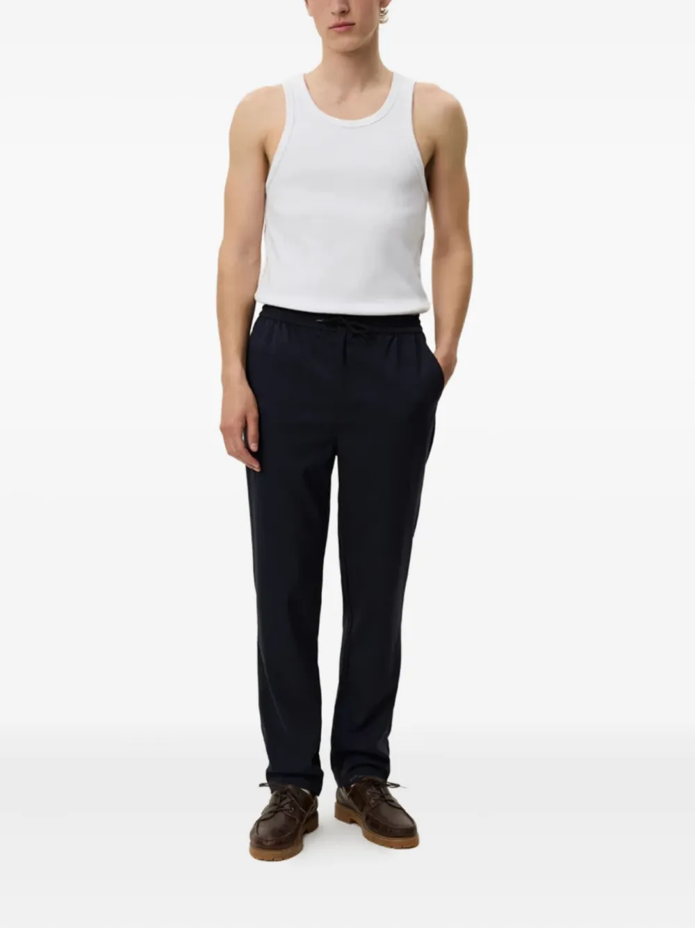 Les Deux Como tapered trousers - Blauw