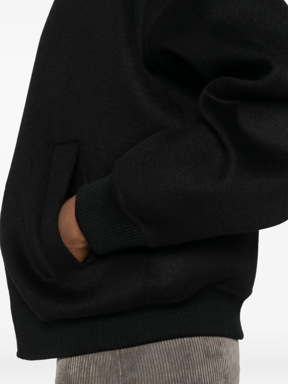 Drykorn Zip-front Bomber Jacket In Black