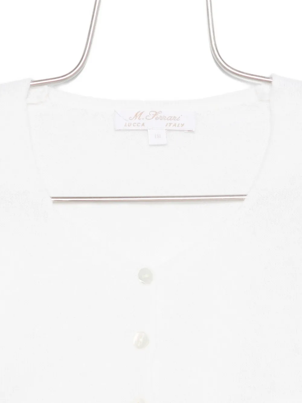 Mariella Ferrari Buttoned Jacket In White