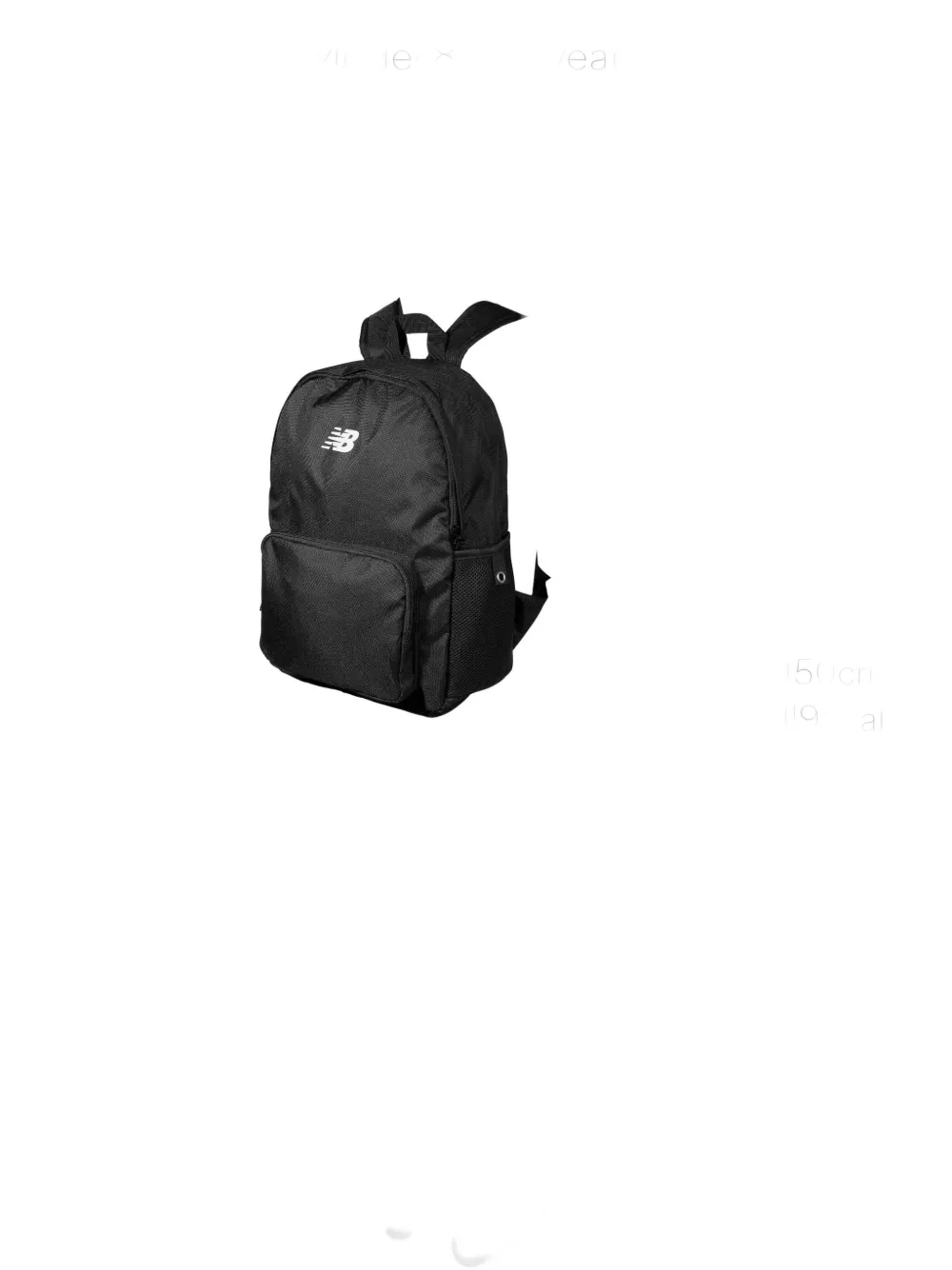 New Balance Logo-print Backpack In Black