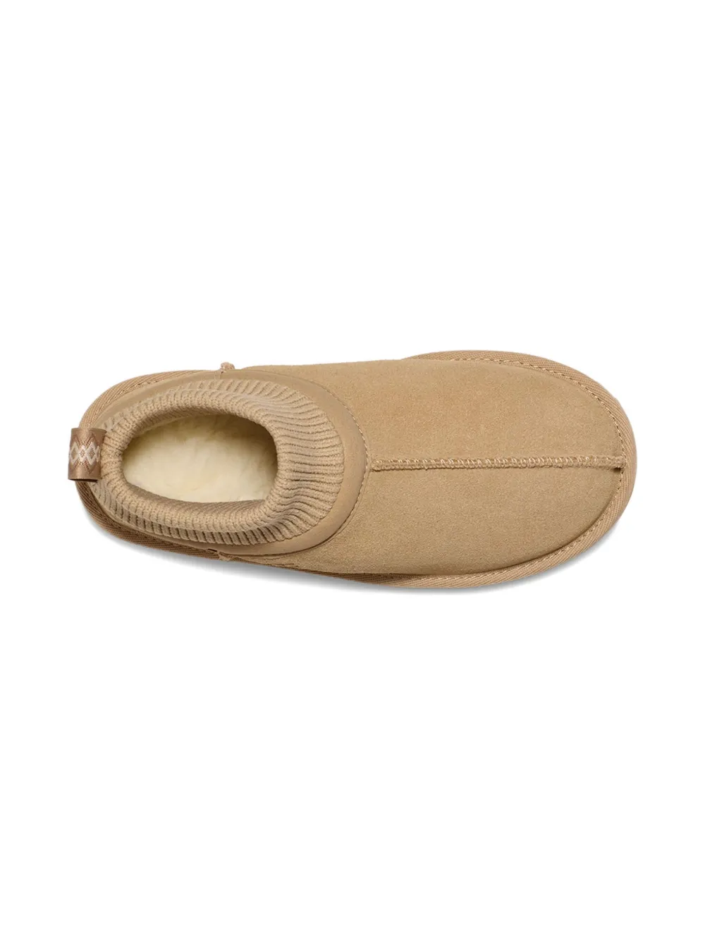 UGG Kids knitted-cuff suede boots Neutrals