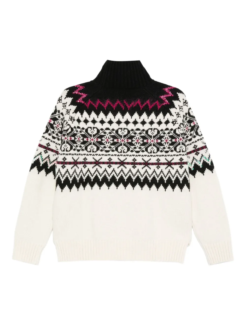 Semicouture fair isle-knit jumper | Knitted Sweaters | Image 2