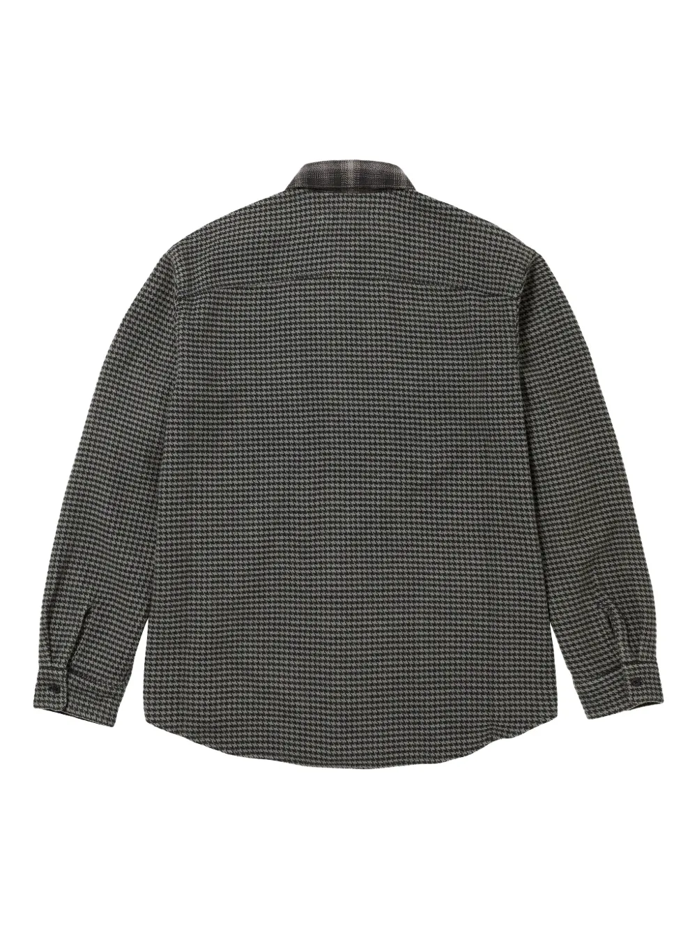 Supreme plaid houndstooth shirt - Zwart