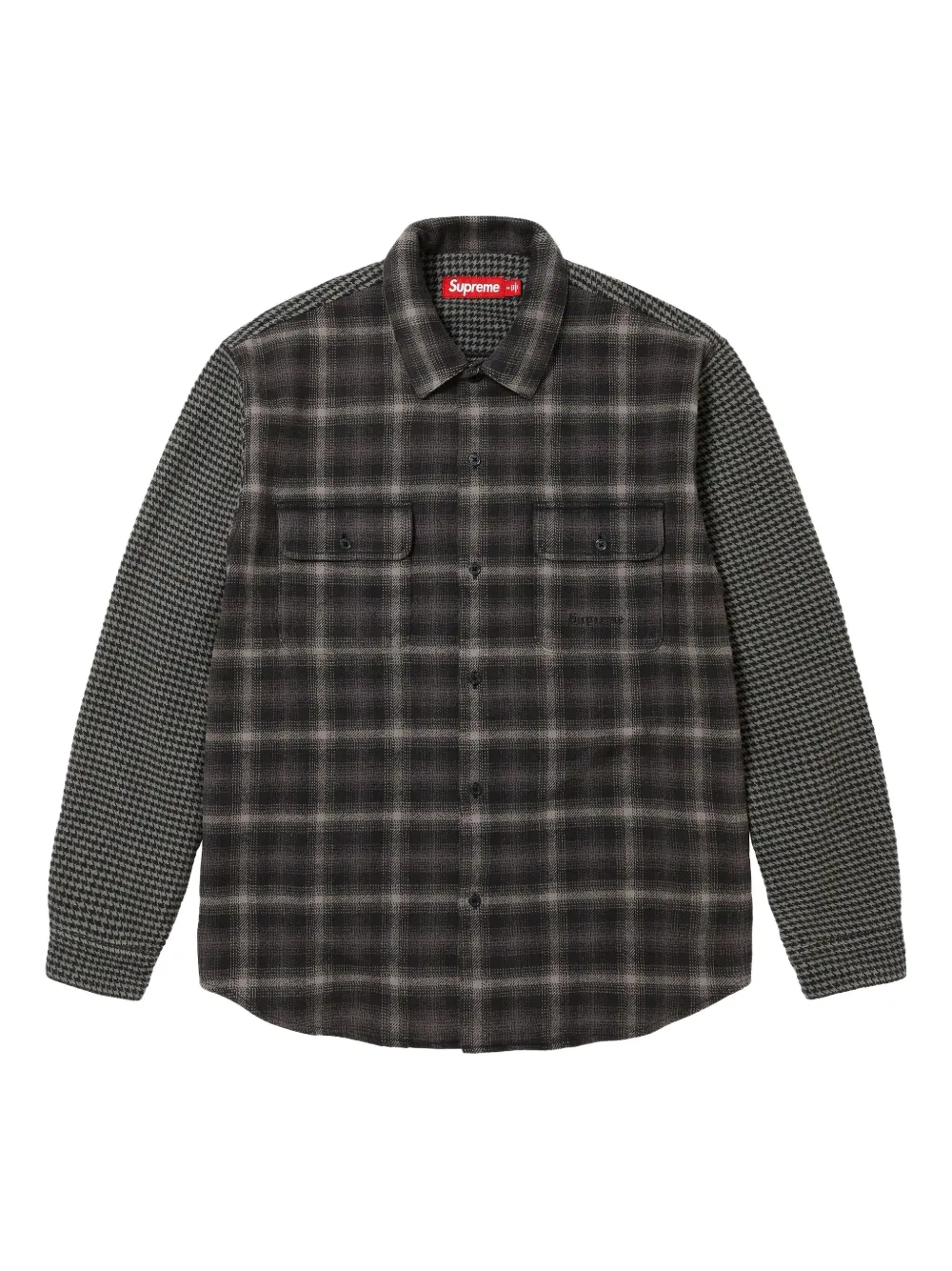 Supreme Plaid Houndstooth Shirt In Multi