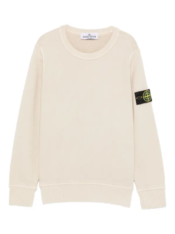 Stone Island Junior コンパスパッチ スウェットシャツ | ニュートラル 