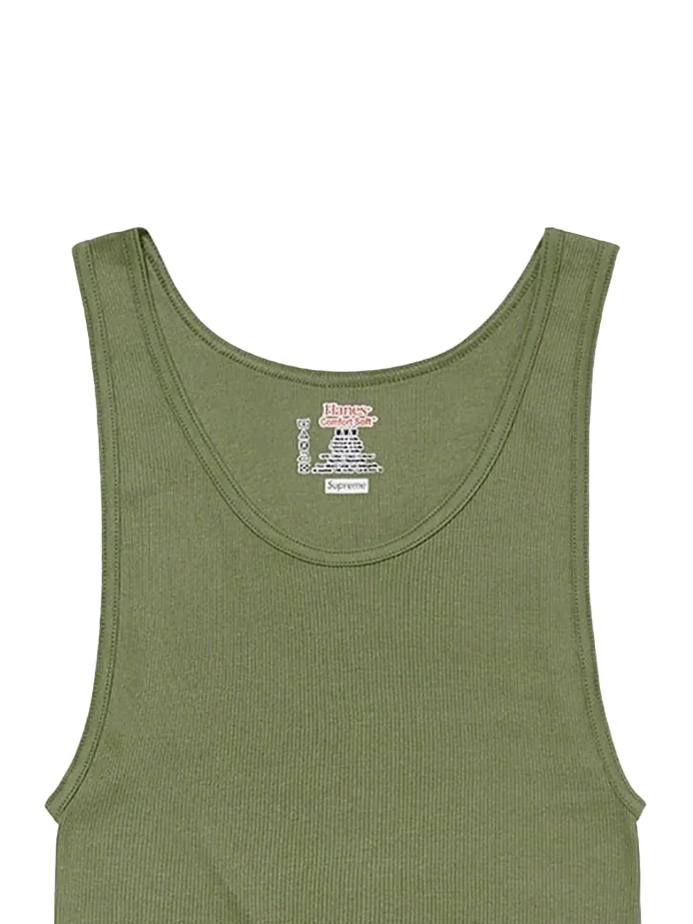 Supreme tagless ribbed tank top - Groen