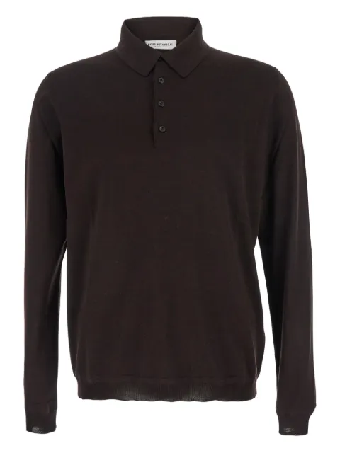GOES BOTANICAL long-sleeve wool polo shirt