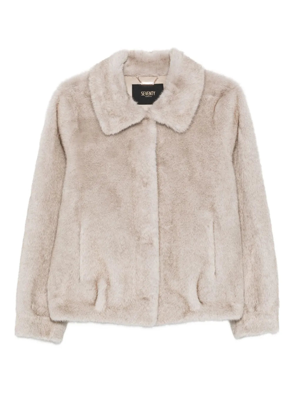 Seventy faux-fur long-sleeve jacket | Neutrals | Image 1