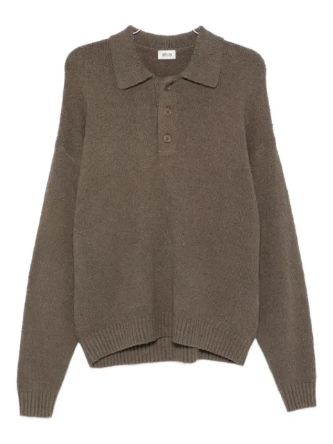Drykorn polo-neck buttoned sweater