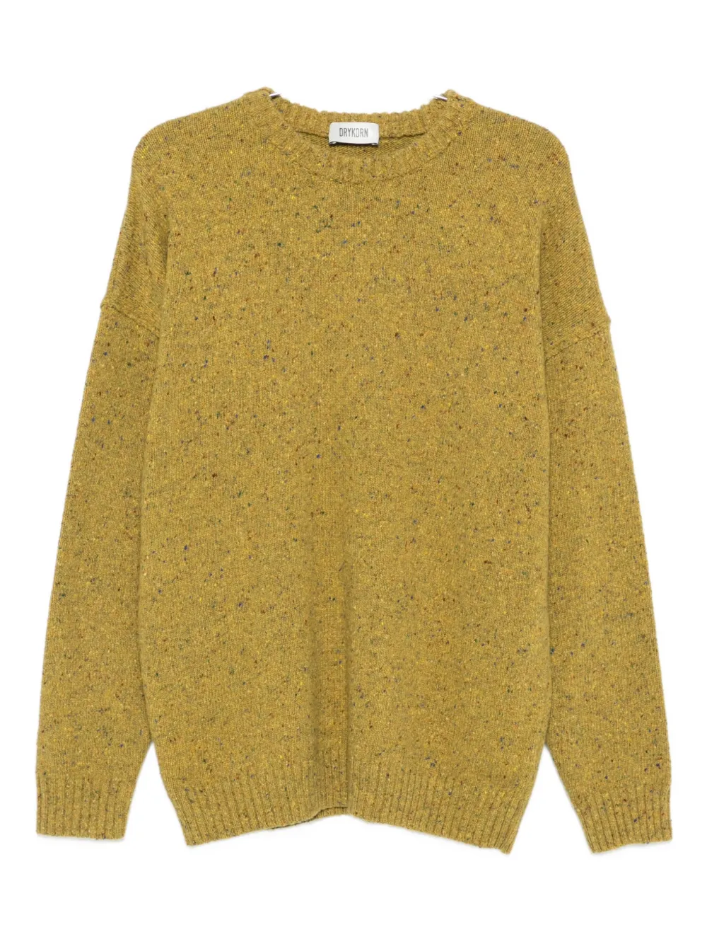 Drykorn long-sleeve crew-neck sweater | Yellow | Image 1