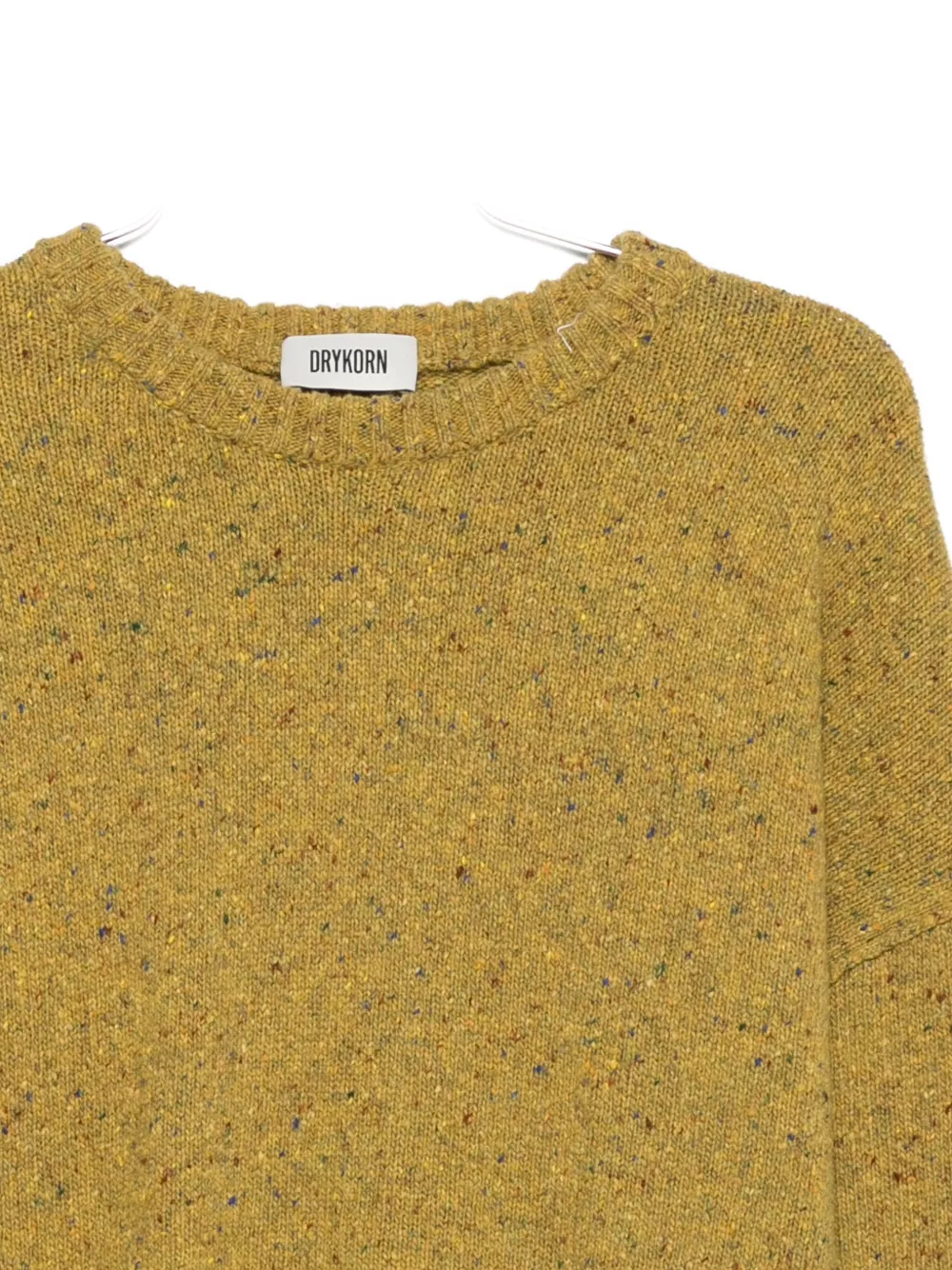 Drykorn Long-sleeve Crew-neck Sweater In Yellow