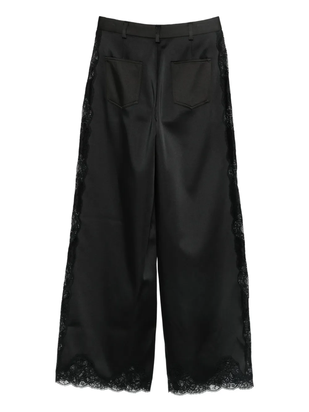 Giuseppe Di Morabito Broek met kanten detail - Zwart