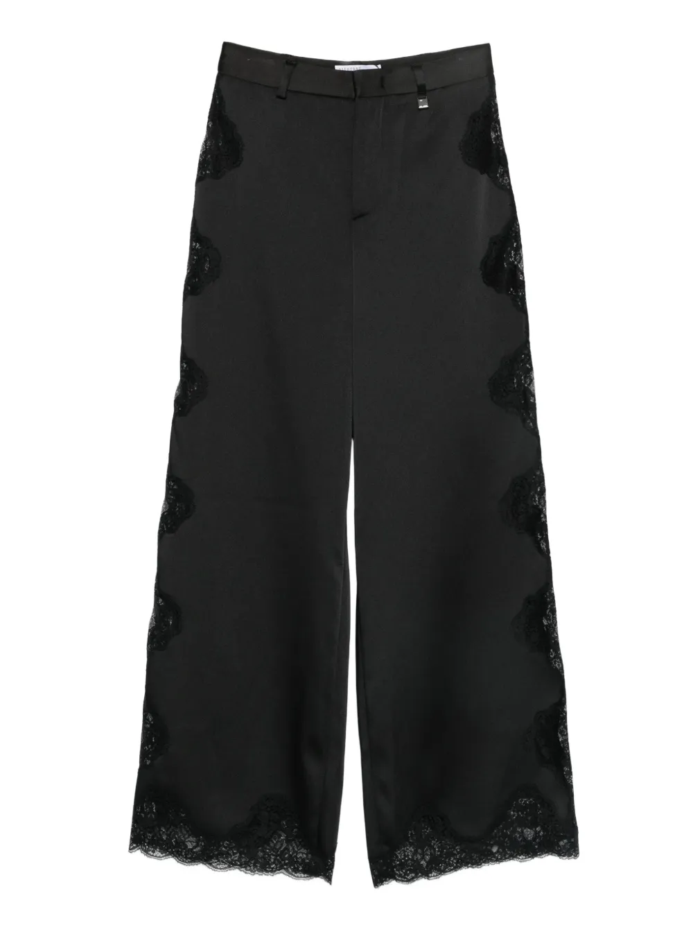 Giuseppe Di Morabito Lace-detail Trousers In Black