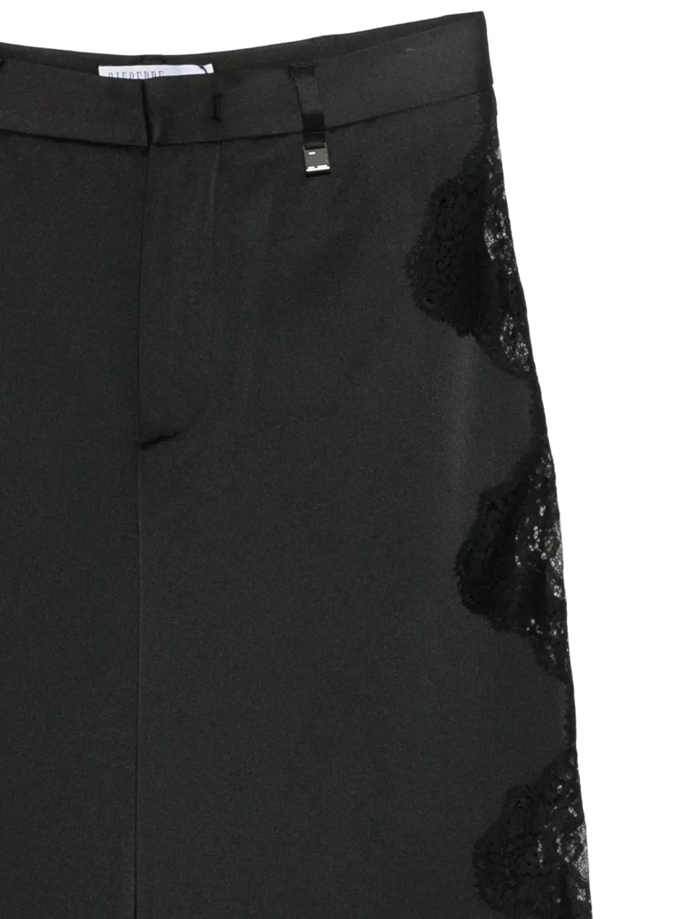 Giuseppe Di Morabito Lace-detail Trousers In Black