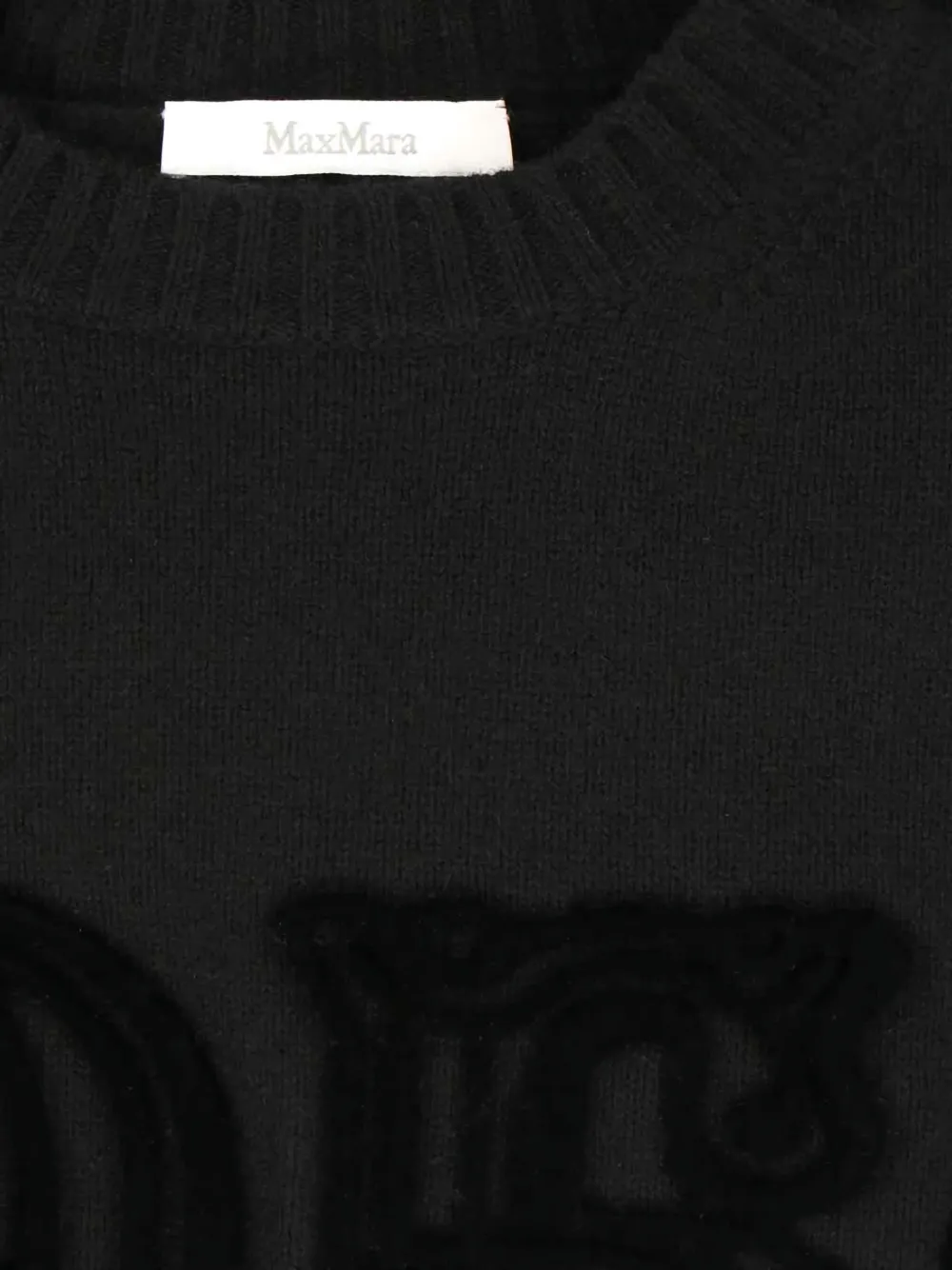 Max Mara 1951 trui met logo Zwart