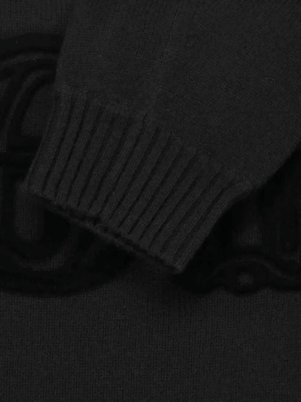 Max Mara 1951 trui met logo Zwart