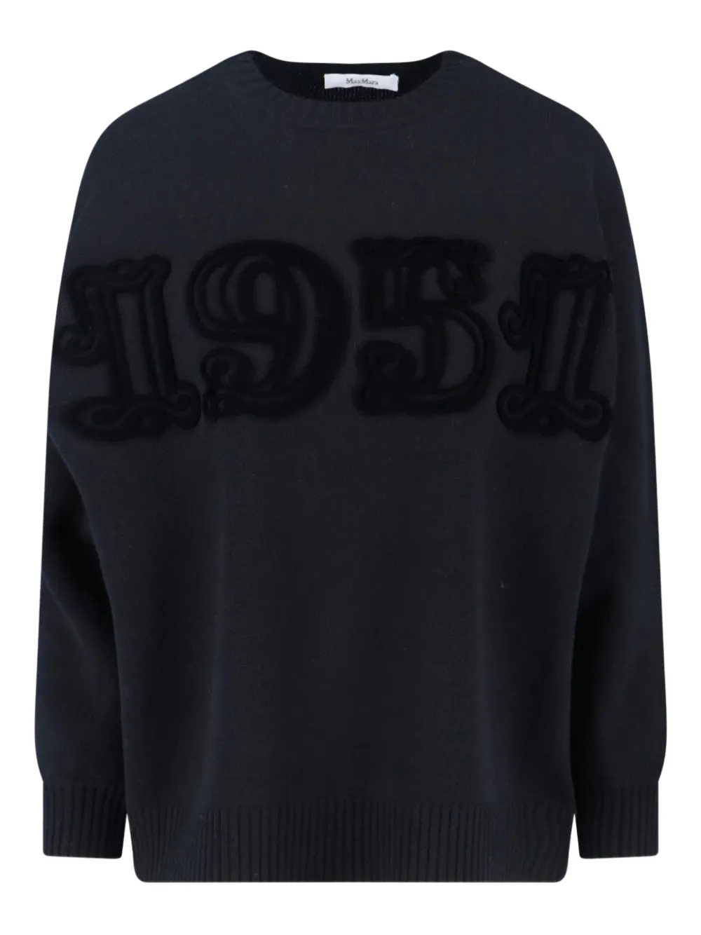 Max Mara 1951 logo sweater | Black | Image 1