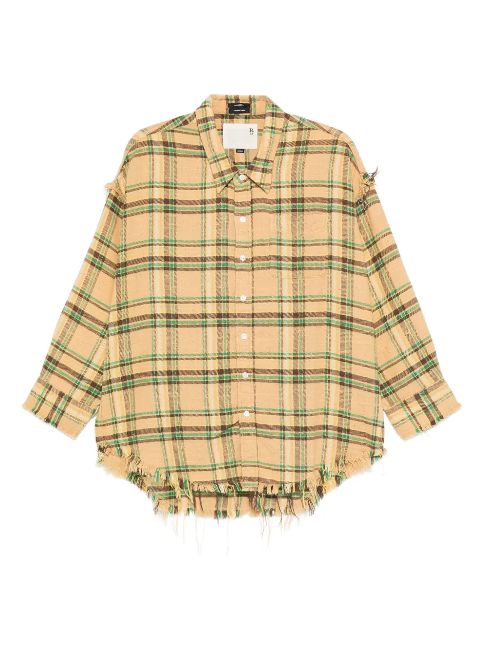 R13 R13 Shirts MultiColour | Yellow | Image 1