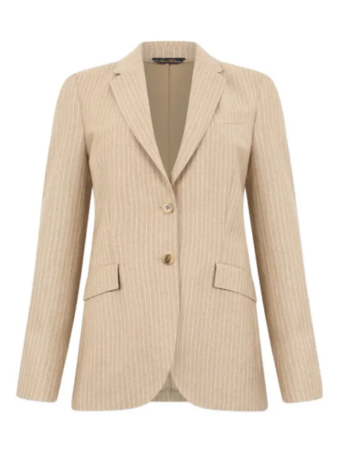 Brooks Brothers stribet blazer i jomfruuld