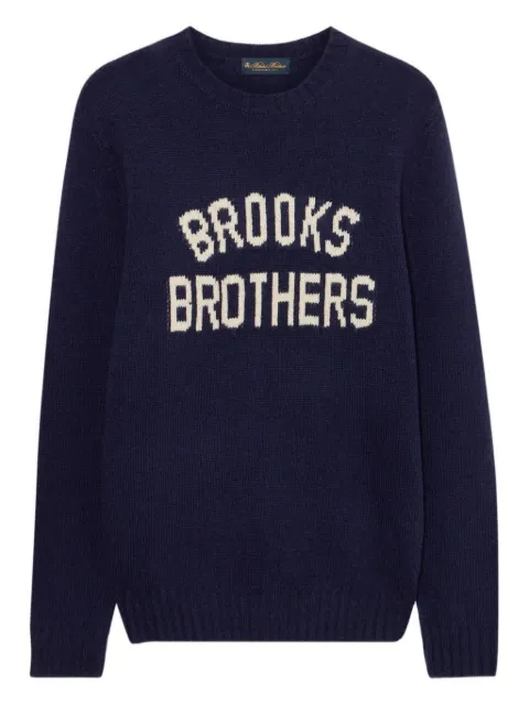 Brooks Brothers langærmet sweater i shetlandsuld
