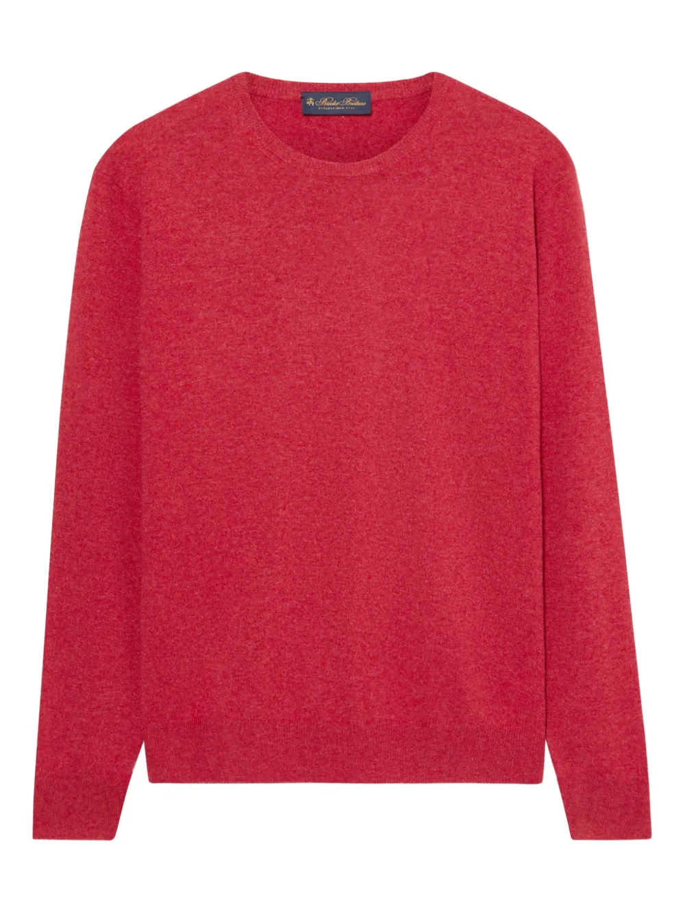 Brooks Brothers Maglione girocollo in cashmere - Rosso