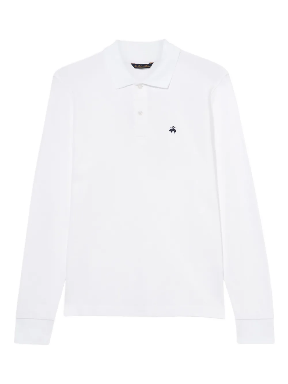 Brooks Brothers piqué cotton polo - Bianco