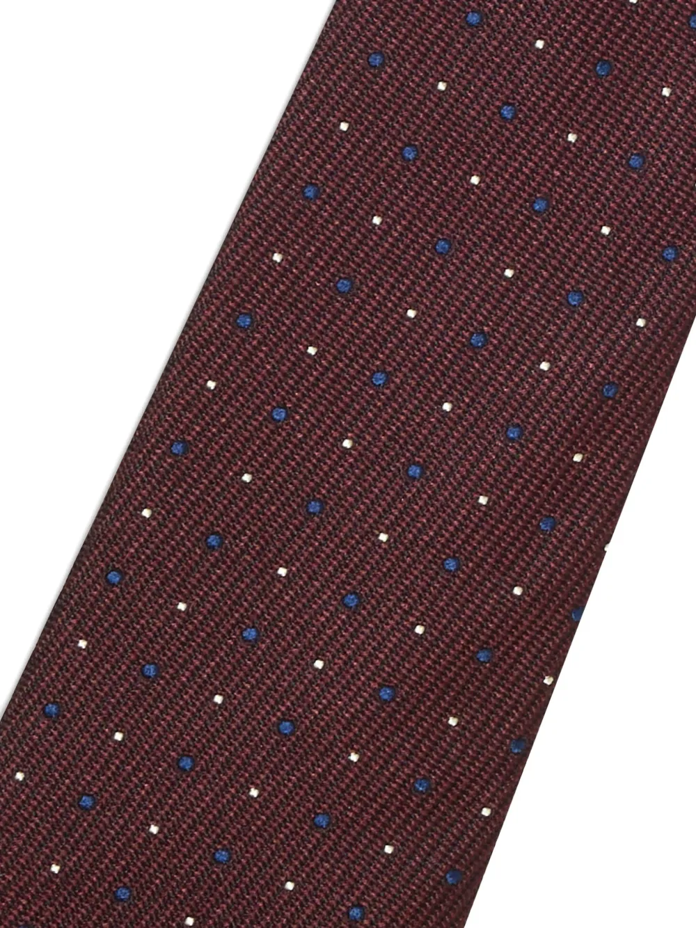  Brooks Brothers Polka Dot Silk Tie - Brown 
