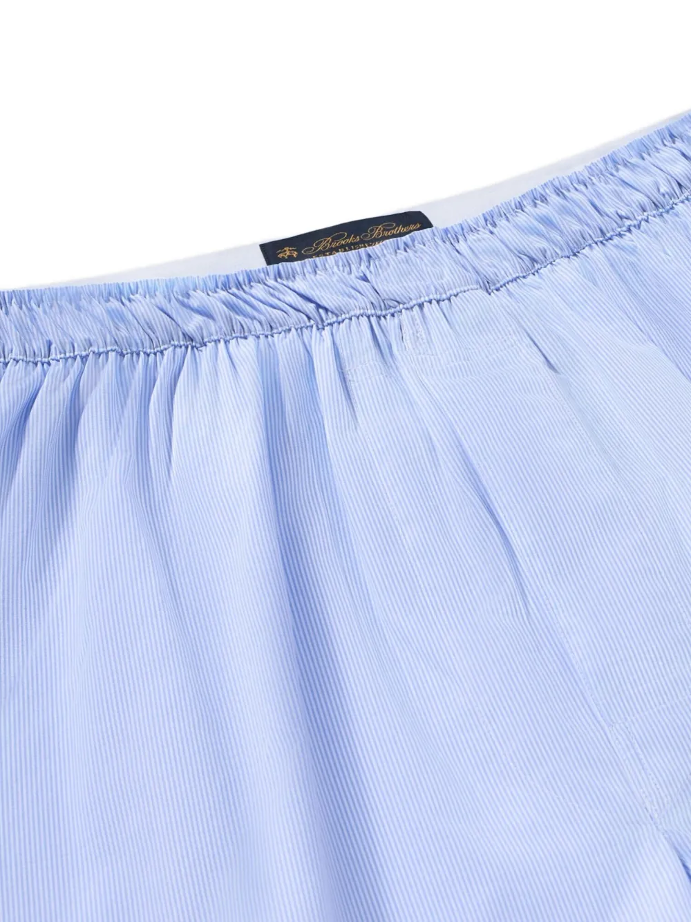 Brooks Brothers Katoenen boxershorts met microstreep Blauw
