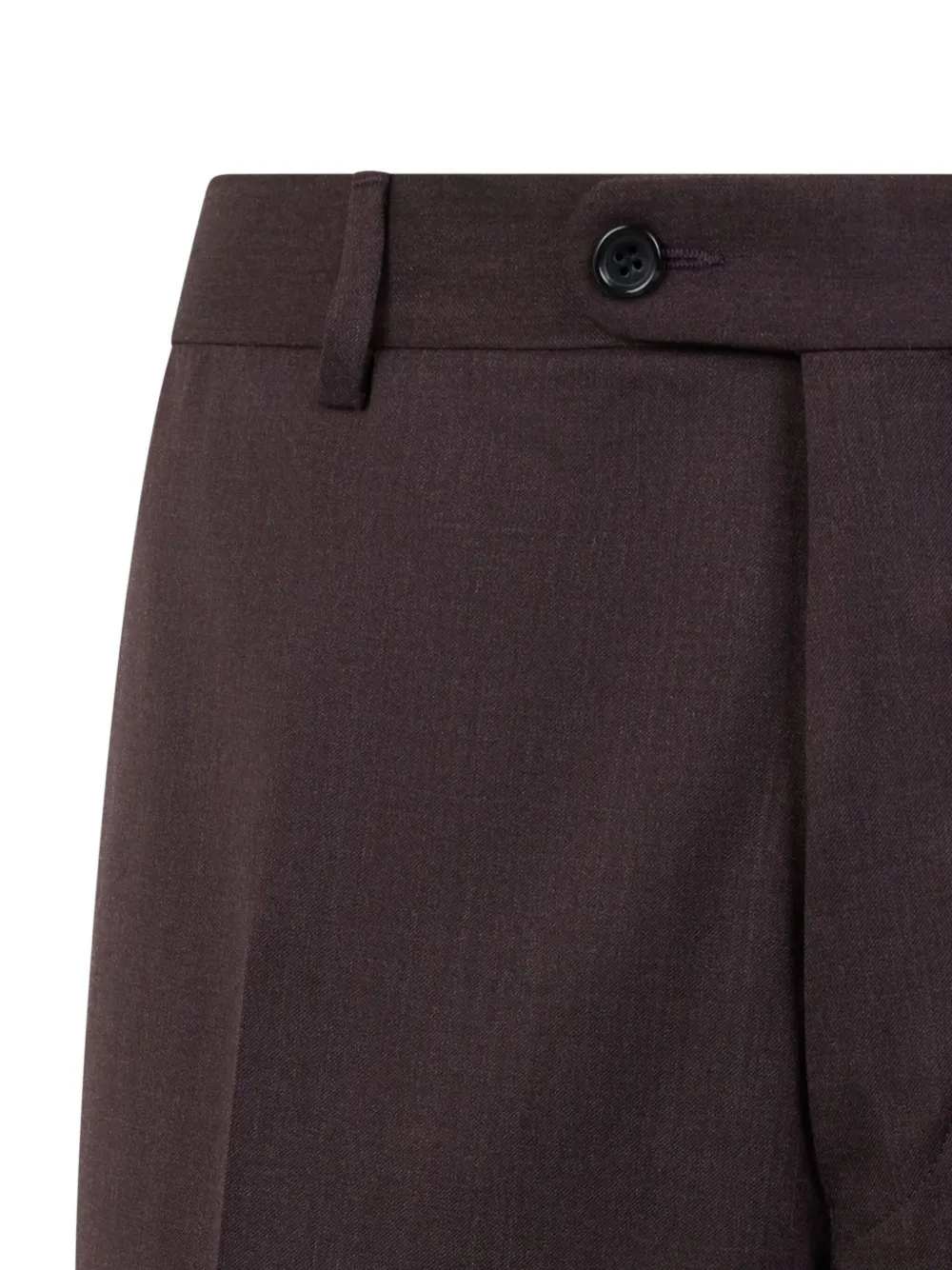Brooks Brothers Broek van scheerwol - Paars
