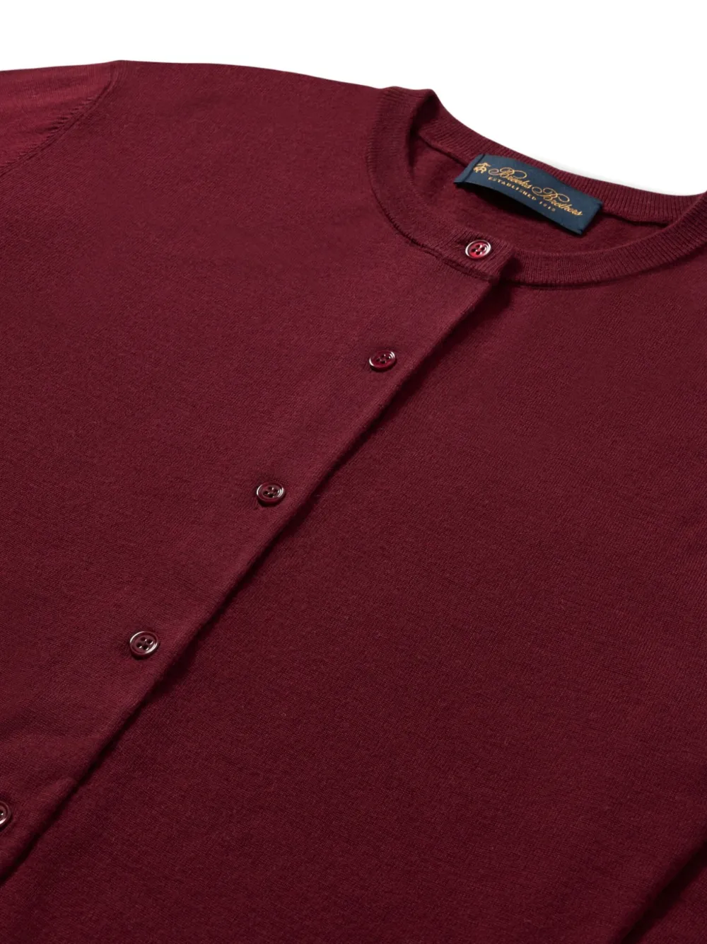  Brooks Brothers Cárdigan De Lana Merino - Rojo 